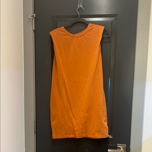 Orange Sleeveless Dress